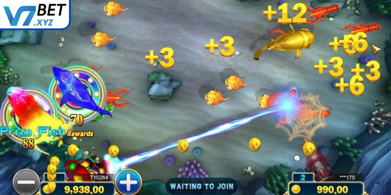 Bắn Cá Đại Dương - Hành Trình Săn Thưởng Bất Tận Tại V7Bet 2 Phòng cao thủ trong game