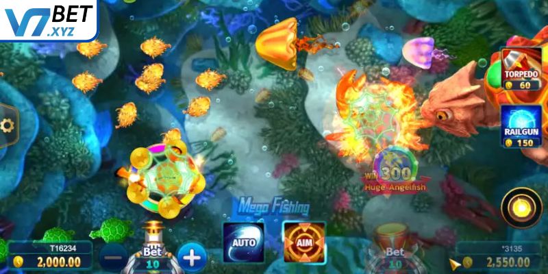 Bắn Cá Đại Dương - Hành Trình Săn Thưởng Bất Tận Tại V7Bet 3 Quan sát đường di chuyển