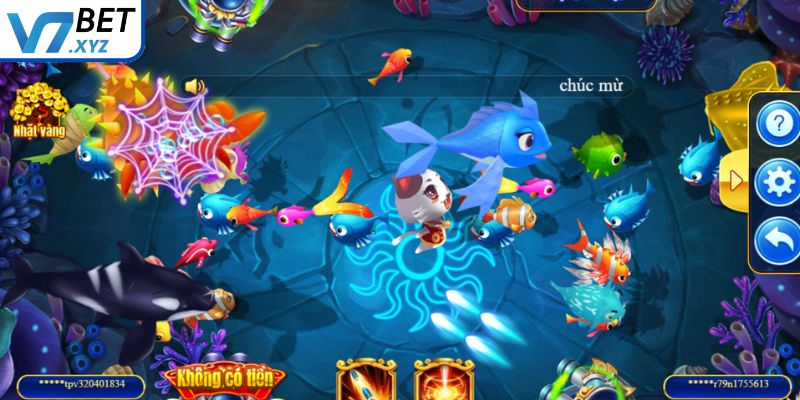 Bắn Cá Tam Quốc - Săn Thưởng Đậm Chất Sử Thi Tại V7Bet 3 Tập trung vào biểu tượng Tam Quốc