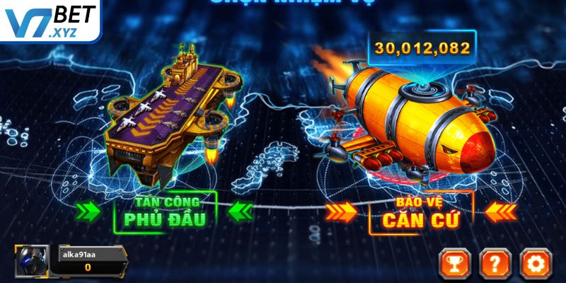 Đại Chiến B52 - Cuộc Săn Thưởng Bắn Cá Đỉnh Cao Tại V7Bet 2 Các chế độ chơi